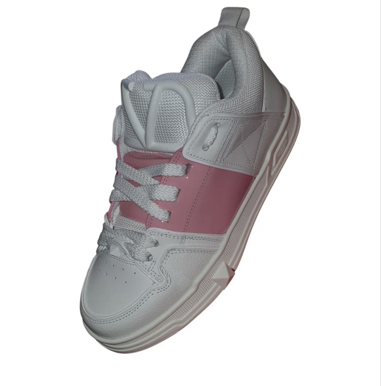 Valentino Valentino pink and white low sneakers, size 37 It Size US 7 / IT 37 - 1 Thumbnail