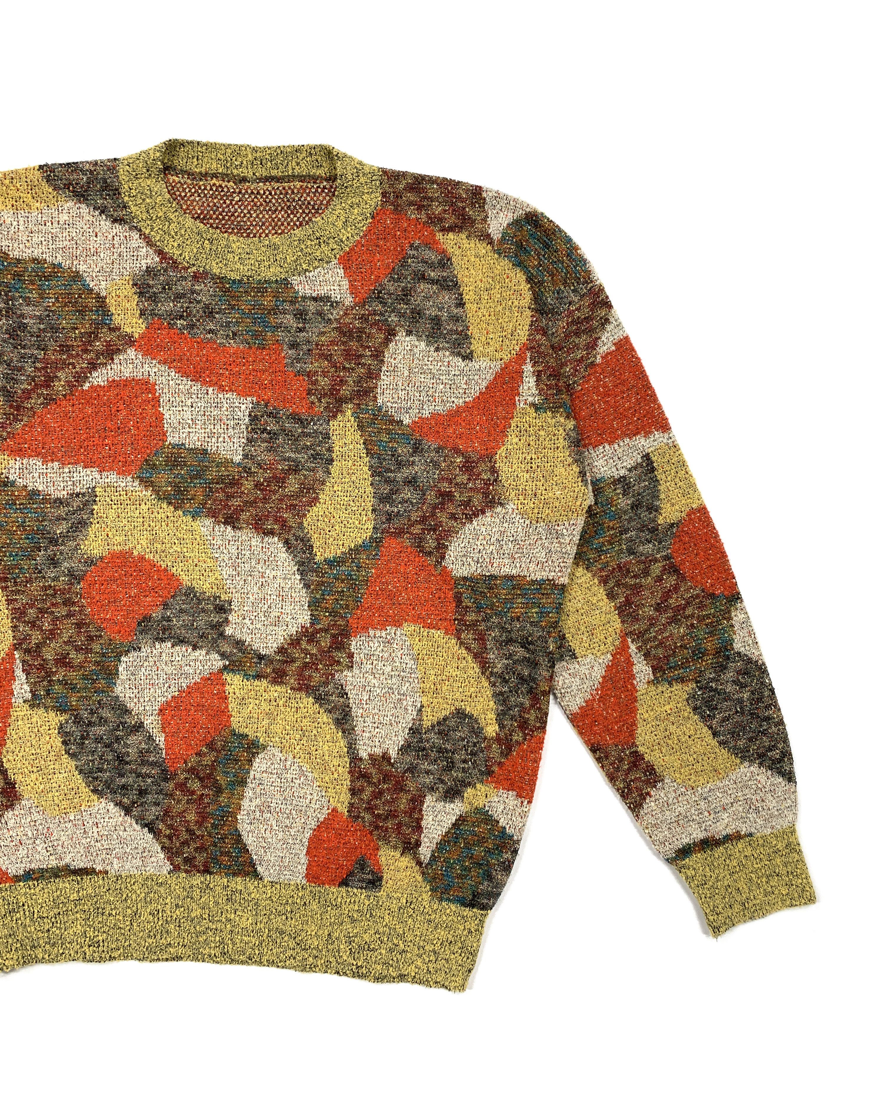 Missoni Vtg 90s Camo Knit Sweater Size US M / EU 48-50 / 2 - 2 Thumbnail