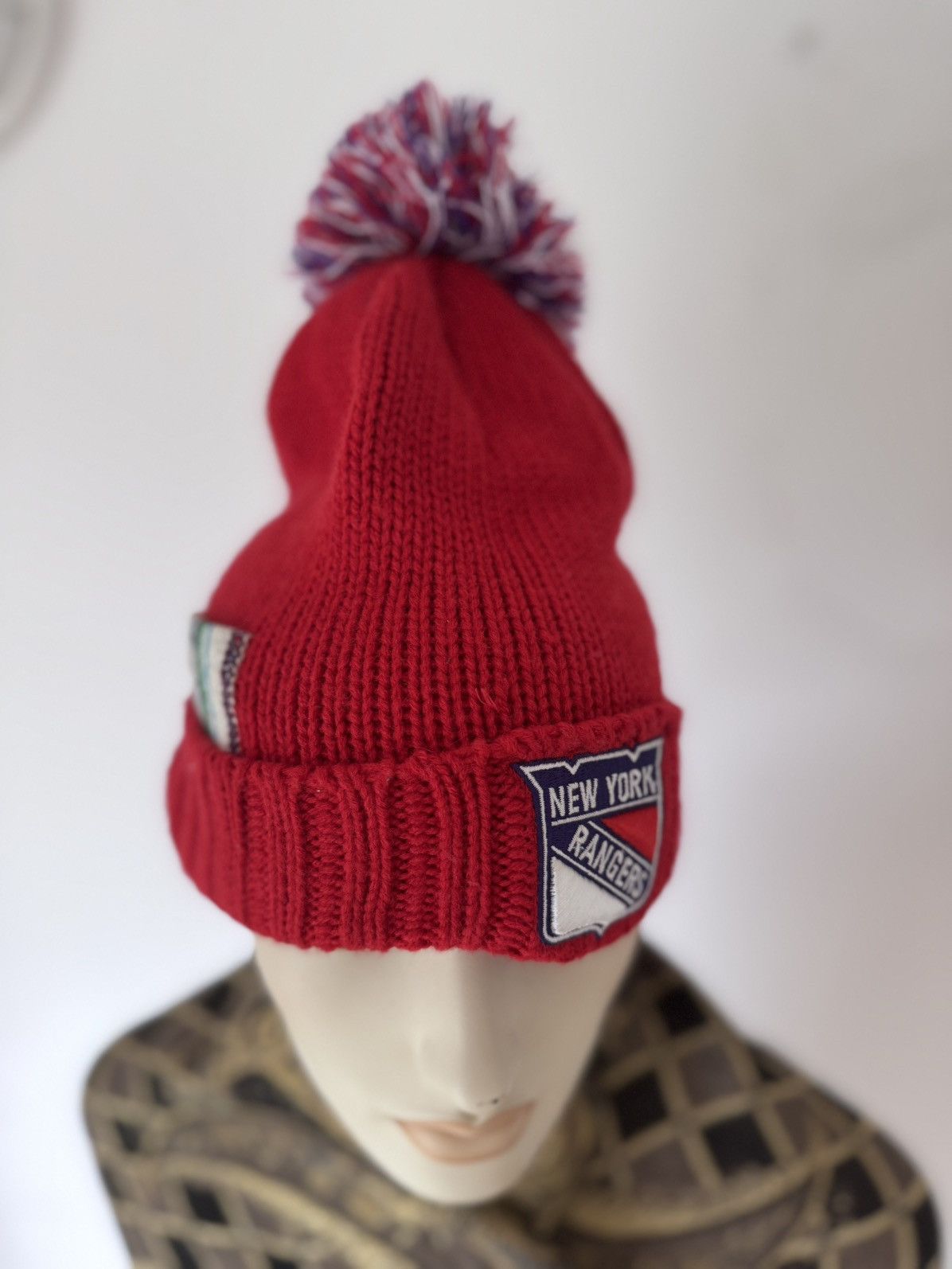 Vintage NEW YORK RANGERS 47 BRAND NHL HOCKEY BEANIE HAT Size ONE SIZE - 1 Thumbnail