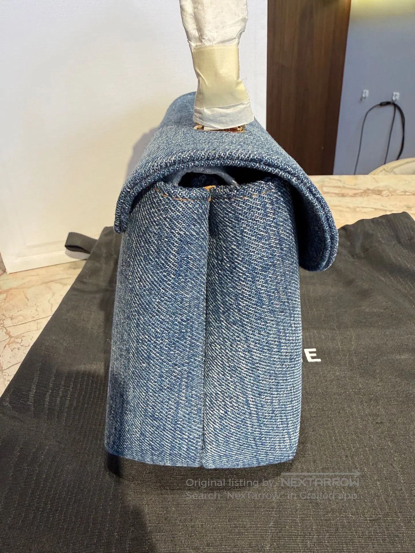 Celine CELINE TEEN NINO Denim Tote Bag. Size ONE SIZE - 5 Thumbnail