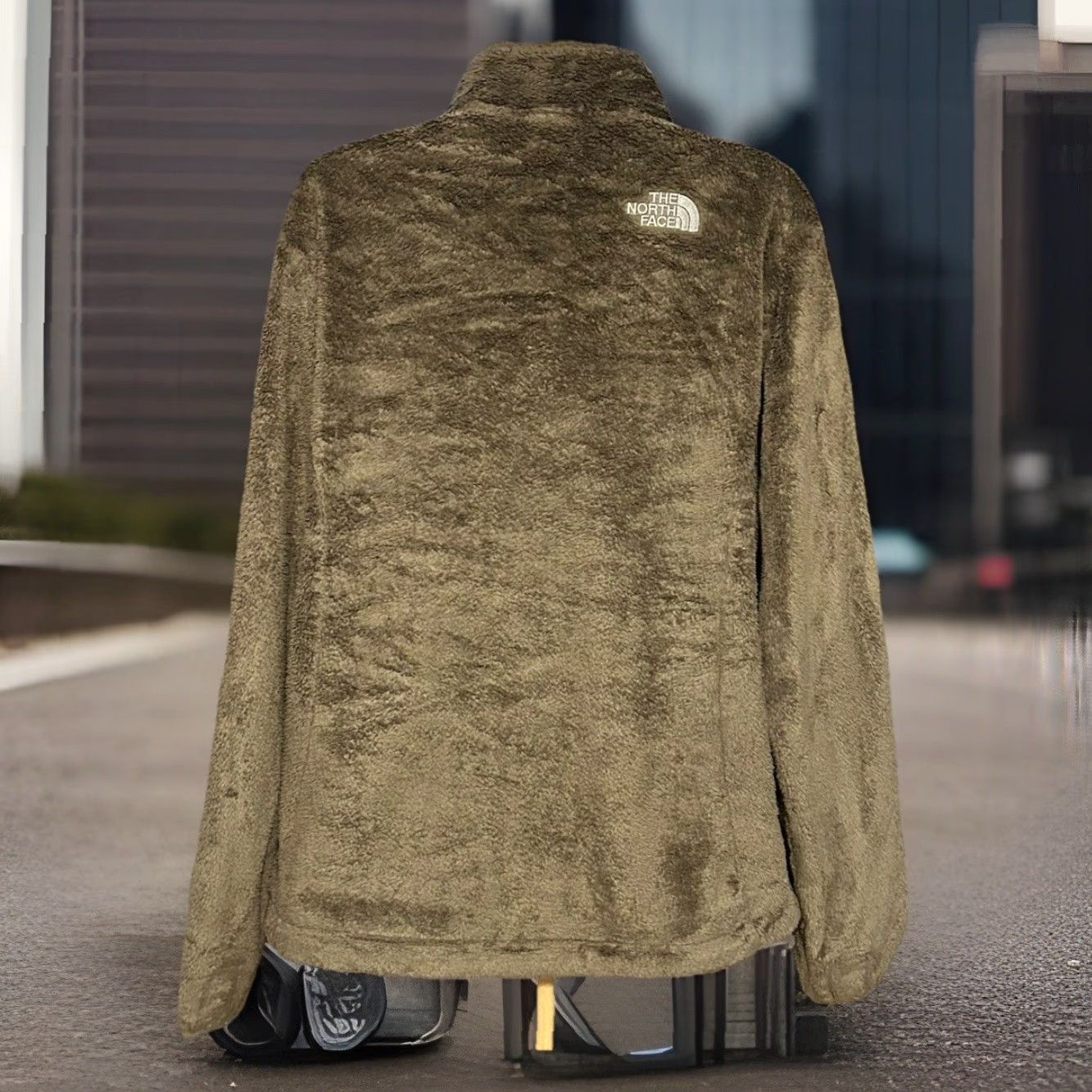The North Face The North Face Full Zip Fleece Jacket Women Large Brown Tone Pockets Mock Neck Shirt - Mens Womens Girls Boys Size L / US 10 / IT 46 - 5 Thumbnail