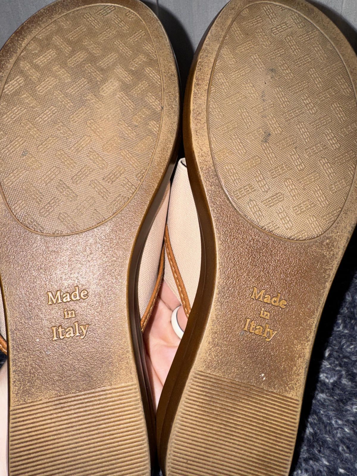 Other Women's Brown and Beige Slip-On Sandals Size US 6.5 / IT 36.5 - 4 Thumbnail