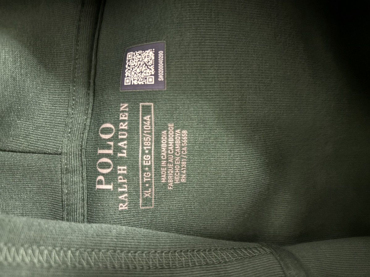 Polo Ralph Lauren Green polo ralph lauren zip up sweater Size US XL / EU 56 / 4 - 3 Thumbnail
