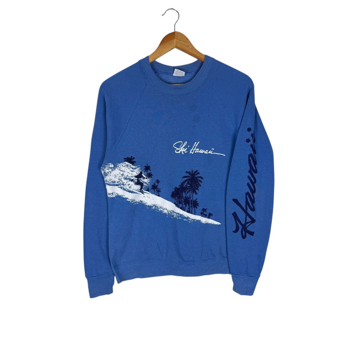 Vintage 🌟VINTAGE 80s SKI HAWAII CREWNECK SWEATSHIRT Size US M / EU 48-50 / 2 - 1 Thumbnail