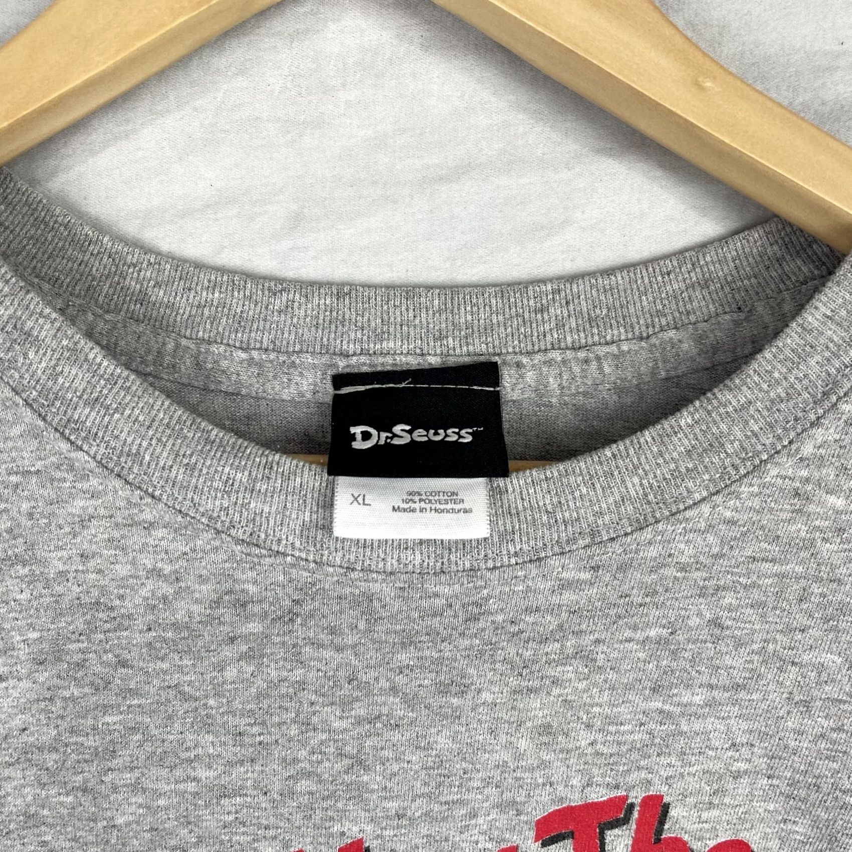 Vintage VINTAGE Grinch Shirt Mens XL Gray Dr Seuss How The Grinch Stole Christmas Tee Size US XL / EU 56 / 4 - 6 Thumbnail