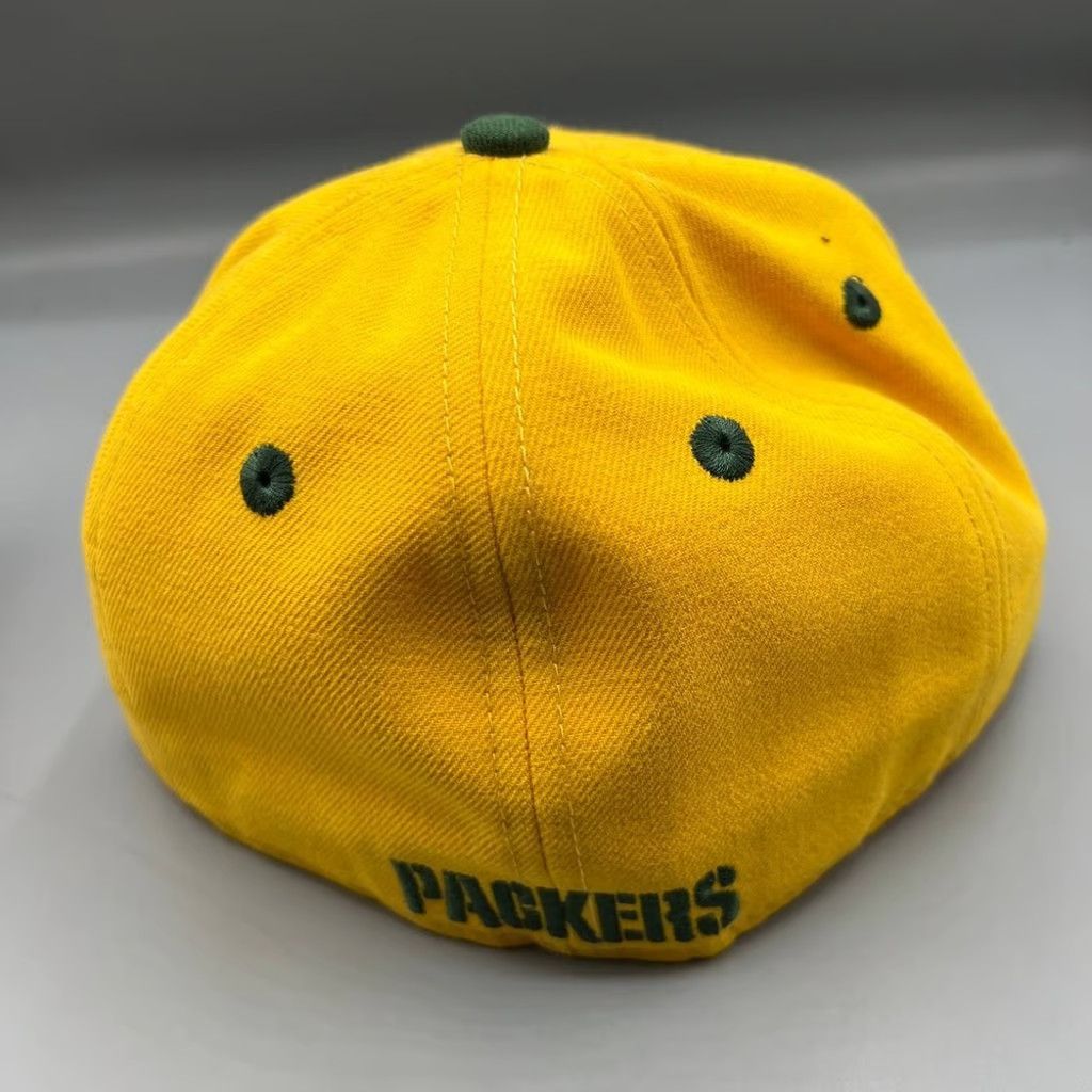 New Era Green Bay Packers Hat Men 6 7/8 59Fifty New Era Fitted Cap Size ONE SIZE - 4 Thumbnail