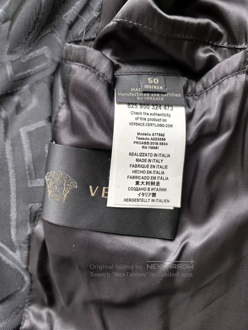 Versace Versace Men's hooded jacket Size US M / EU 48-50 / 2 - 2 Thumbnail