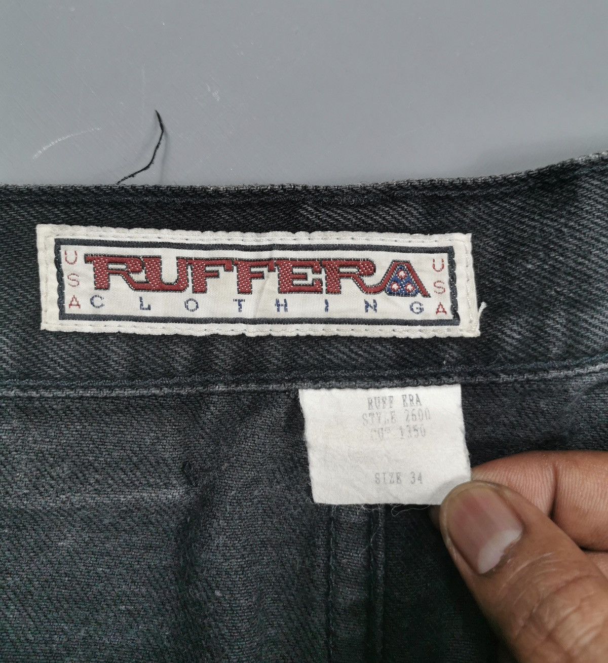 Ruff Ryders Baggy Crash Legs Ruff Ryders Ruffera Jeans Thrashed Size US 34 / EU 50 - 10 Thumbnail