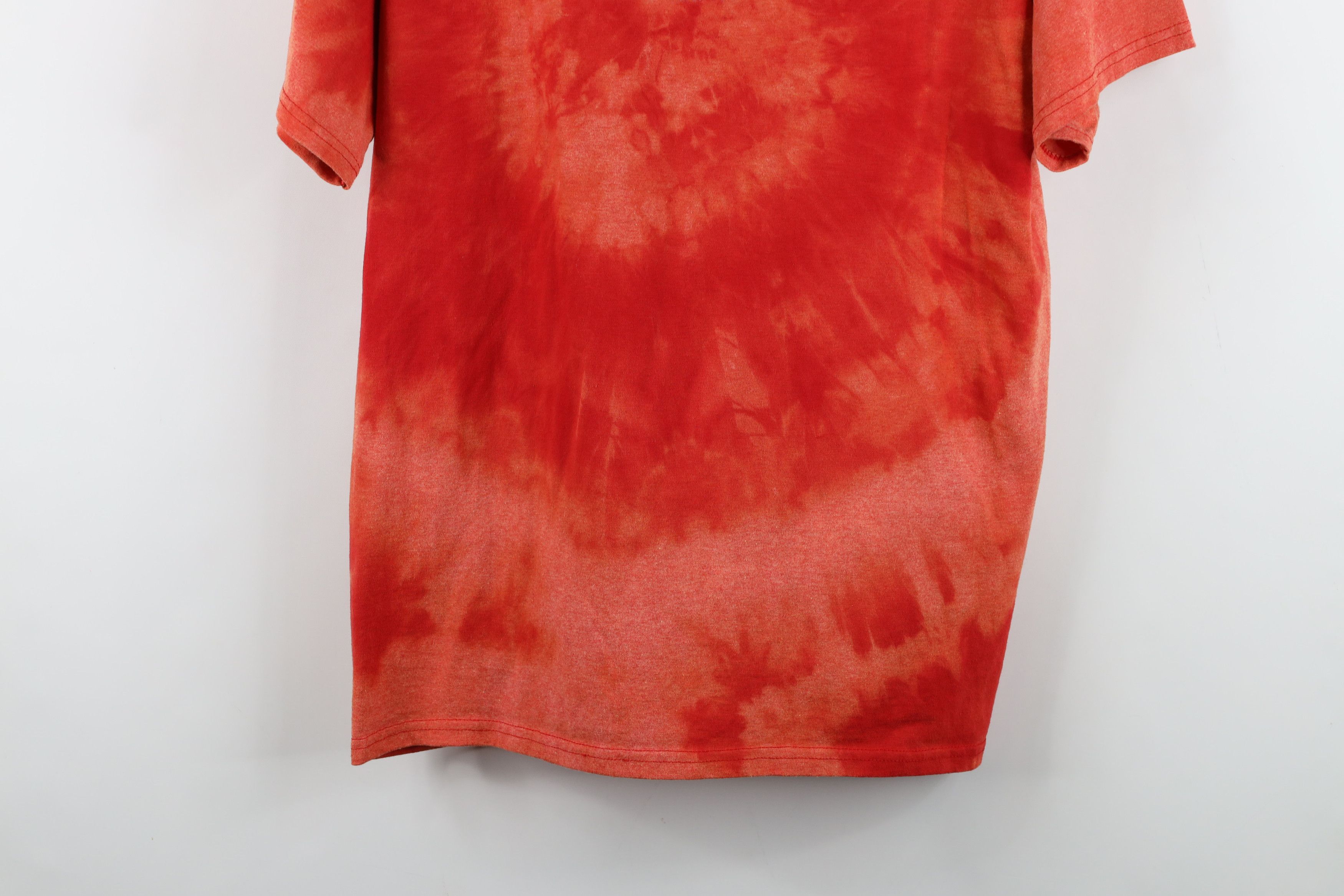 Vintage Vintage 90s Streetwear Beach Sailing Acid Wash T-Shirt Red Size US L / EU 52-54 / 3 - 3 Thumbnail