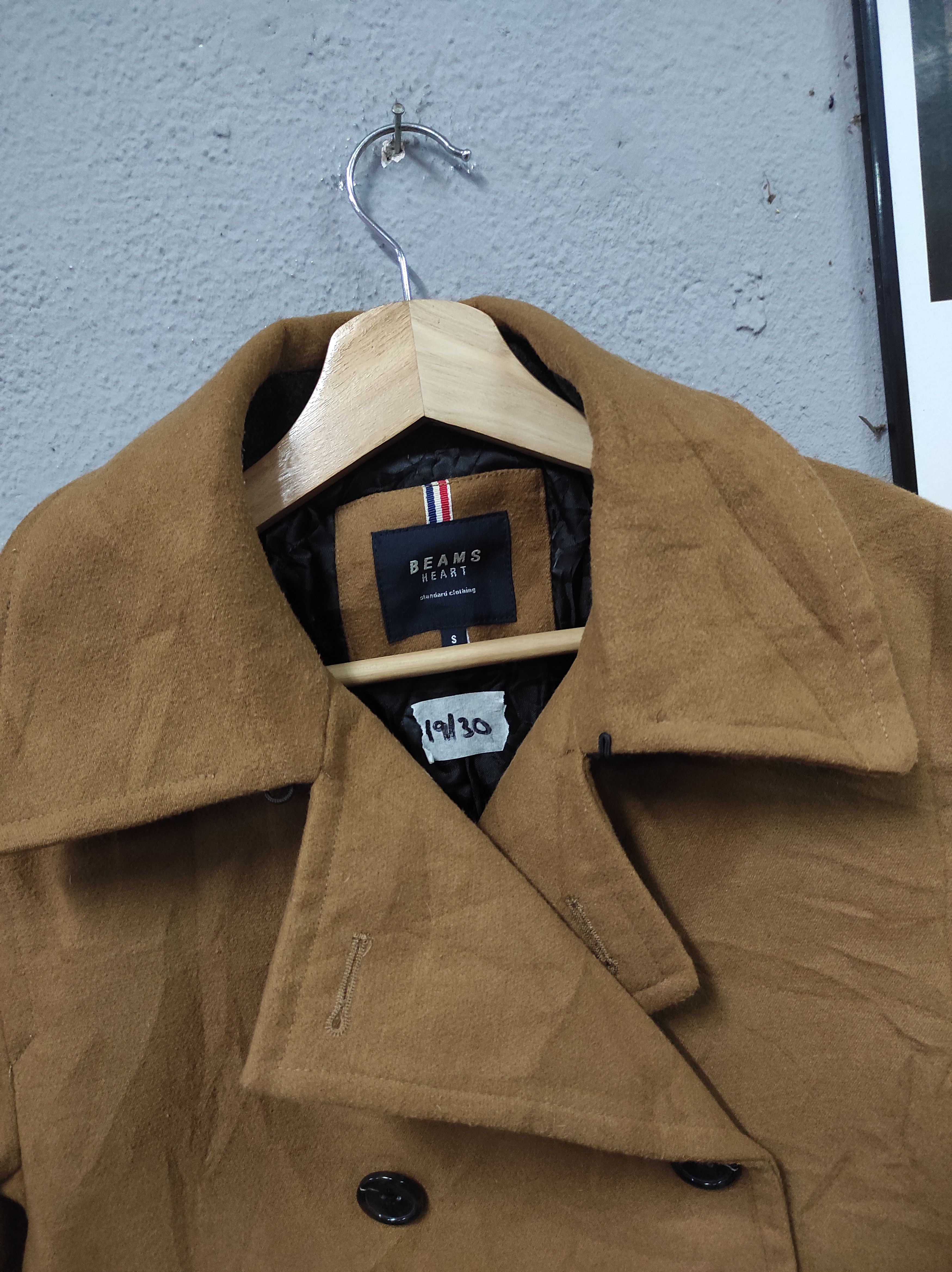 Beams Plus BEAMS HEART DOUBLE BREASTED COAT JACKET Size S / US 4 / IT 40 - 4 Thumbnail