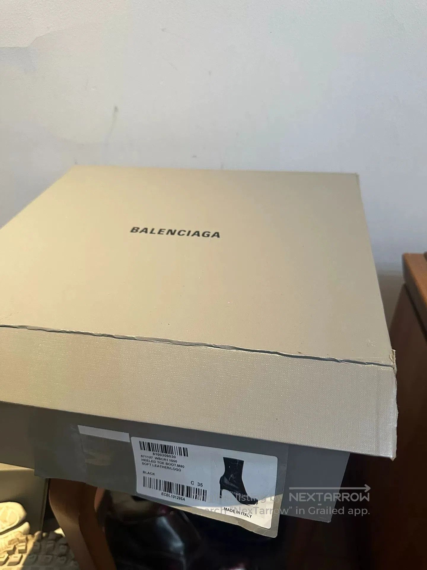 Balenciaga Balenciaga Black Leather Zip Ankle Boots. Size US 5 / IT 35 - 6 Thumbnail