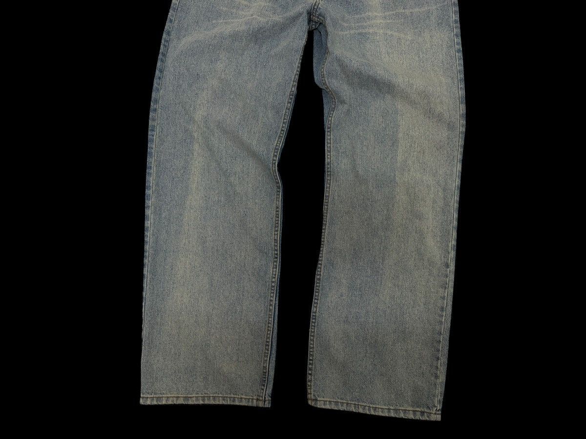 Tribal Streetwear Y2K 🔥 TRIBAL FADE BLUE WASHED BAGGY LOOSE DENIM JEANS Size US 38 / EU 54 - 4 Thumbnail