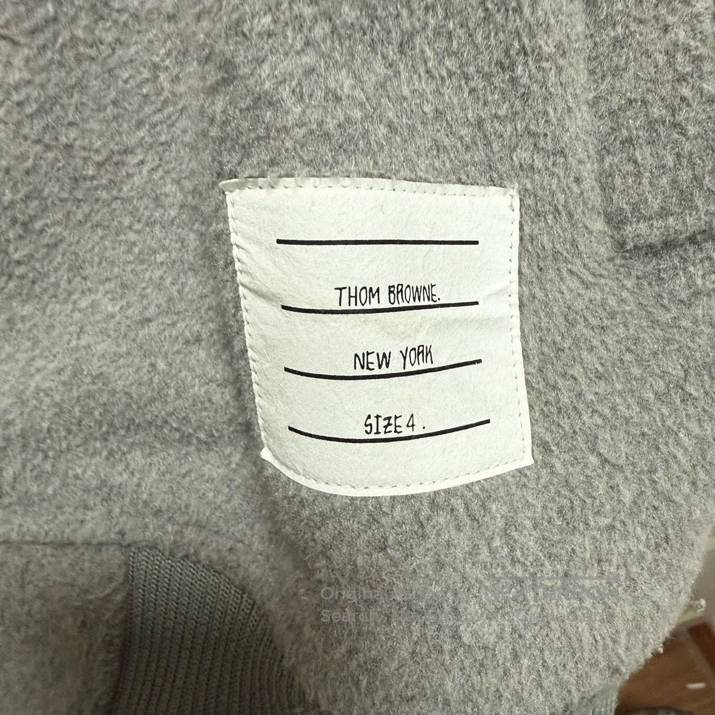 Thom Browne Thom Browne Back Webbing Wool Baseball Coat. Size US XL / EU 56 / 4 - 5 Thumbnail