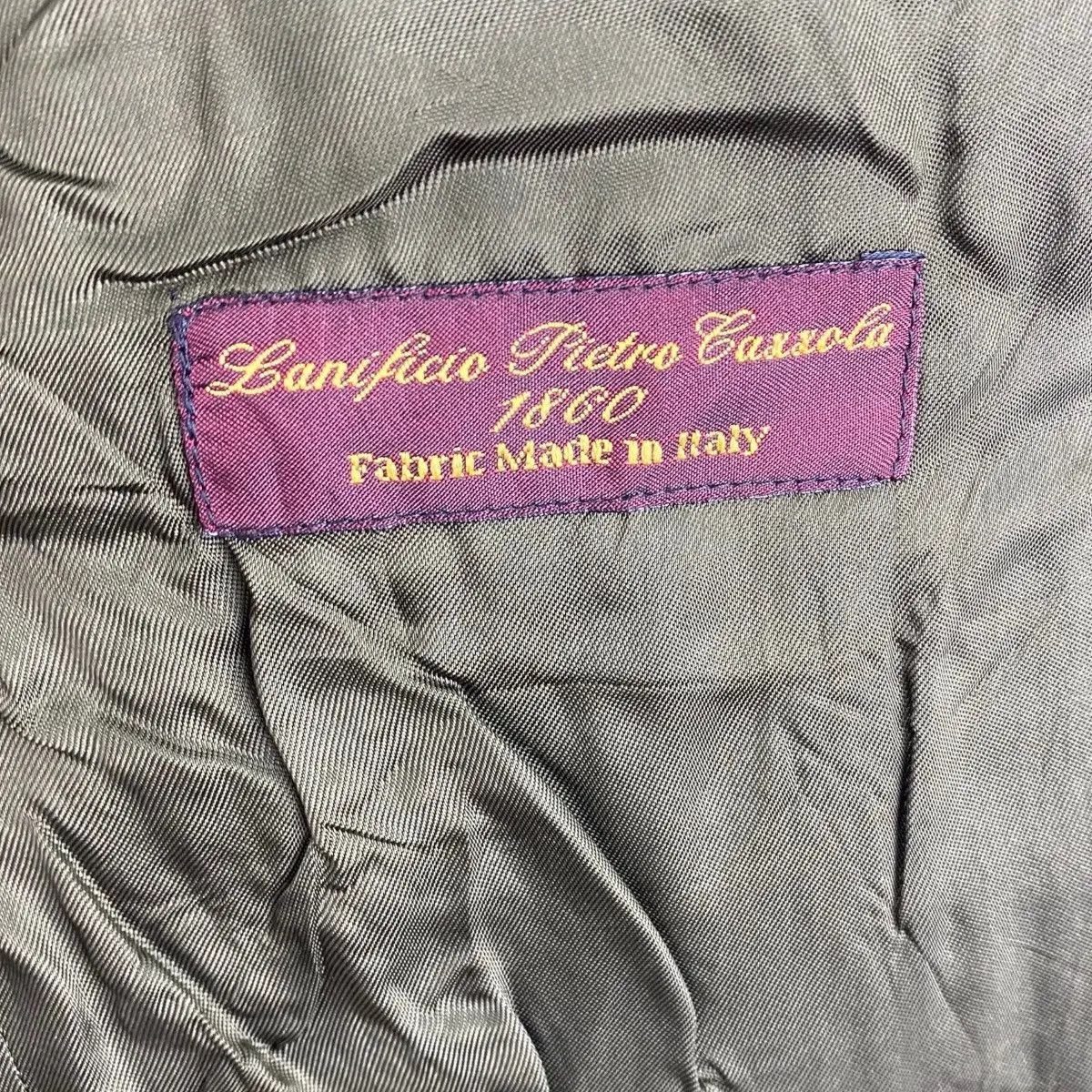 Other Vtg GIORGIO FELLINI x LANIFICIO Pietro Italy Blazer 2 Button Size 42R - 9 Thumbnail