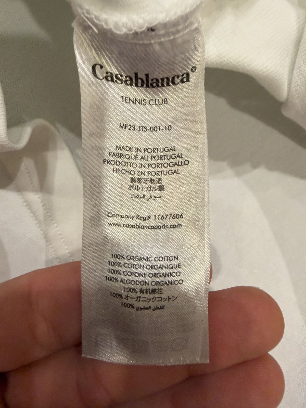 Casablanca Casablanca ‘Terrain d’Orange’ Tee - White Size US M / EU 48-50 / 2 - 5 Thumbnail