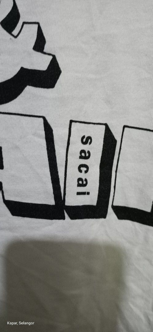 Sacai Sacai Again & Again White Long Sleeve Tee Size US M / EU 48-50 / 2 - 5 Thumbnail