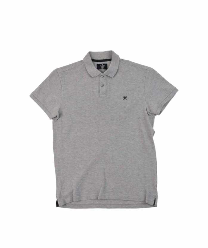 Hackett Hackett London Classic Fit Grey Logo Polo Shirt Size M Size US M / EU 48-50 / 2 - 1 Thumbnail