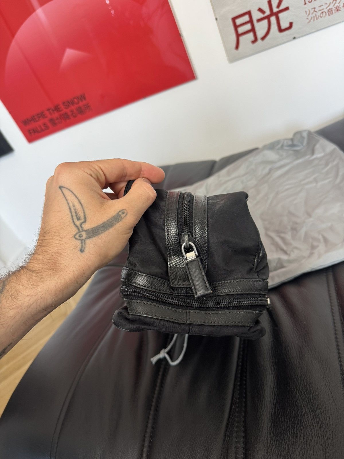 Prada Prada Cosmetic Bag Black Nylon Designer Rare Big Size Luxury Size ONE SIZE - 4 Thumbnail