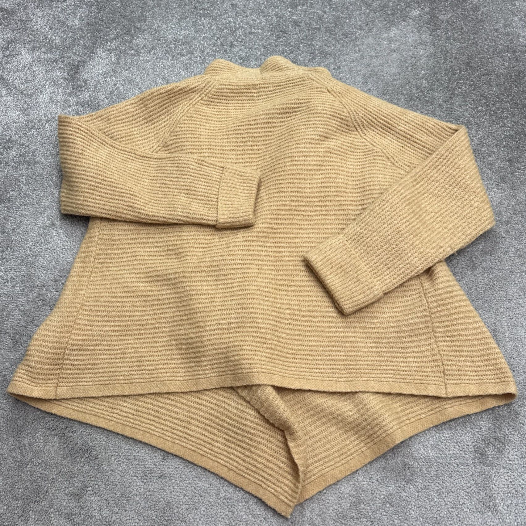 Nine West VINTAGE Nine West Wool Blend Open Front Cardigan Sweater Womens XL Brown Casual Knit Autumn Winter Size XL / US 12-14 / IT 48-50 - 2 Thumbnail