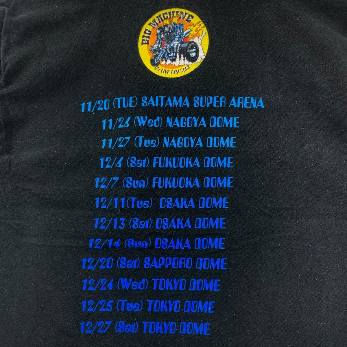 Band Tees × Vintage BZ LIVE GYM Japan Band 2003 Big Machine Tour Tee Shirt Size US S / EU 44-46 / 1 - 5 Thumbnail