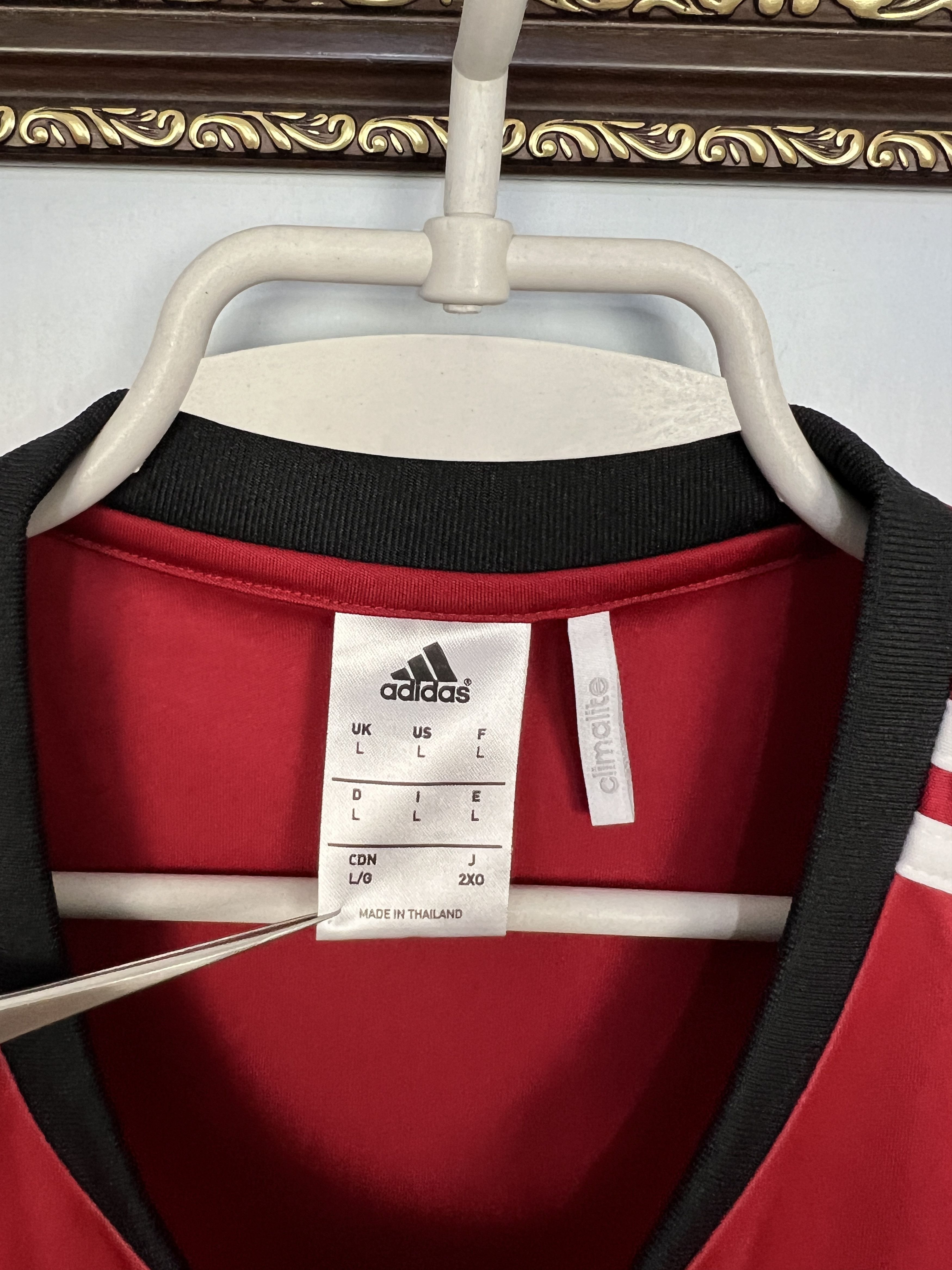 Adidas AC Milan Home football shirt 2014 Soccer Adidas Jersey Mens Size US L / EU 52-54 / 3 - 5 Thumbnail
