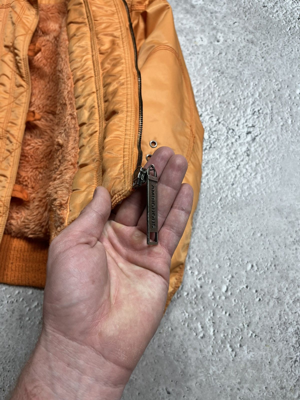 Other Women’s Cropped Bomber Jacket Faux Fur Lined Orange Size M Size M / US 6-8 / IT 42-44 - 9 Thumbnail