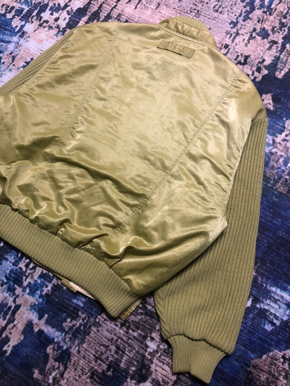 Sports Specialties Vintage Pia Sports Knitted Nylon Bomber Jacket Rare Design Size US XL / EU 56 / 4 - 14 Thumbnail
