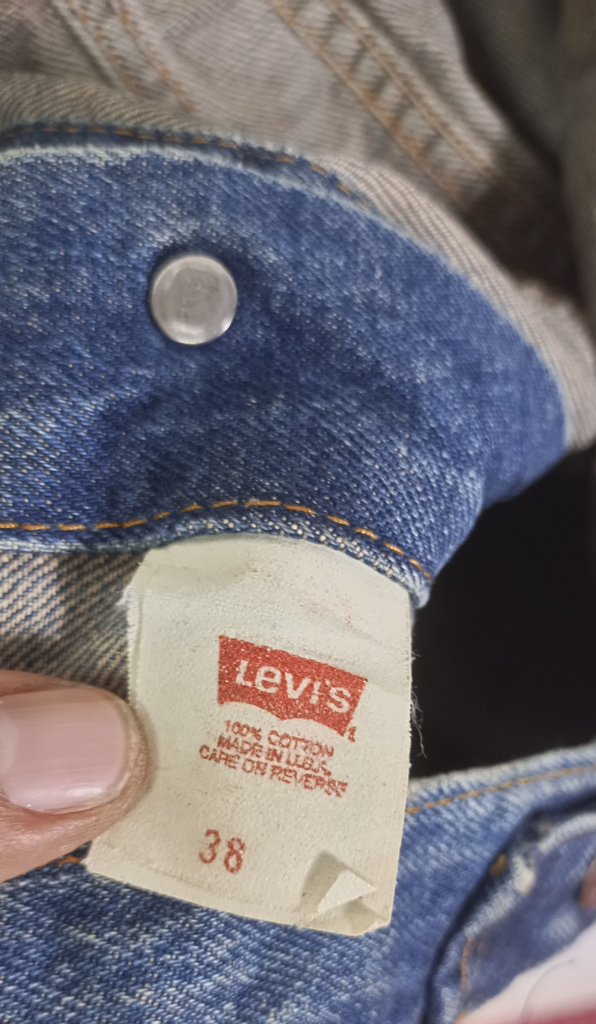 Levi's Vintage 90s Levi's 715 Button Stamp Blanket Size US M / EU 48-50 / 2 - 15 Thumbnail