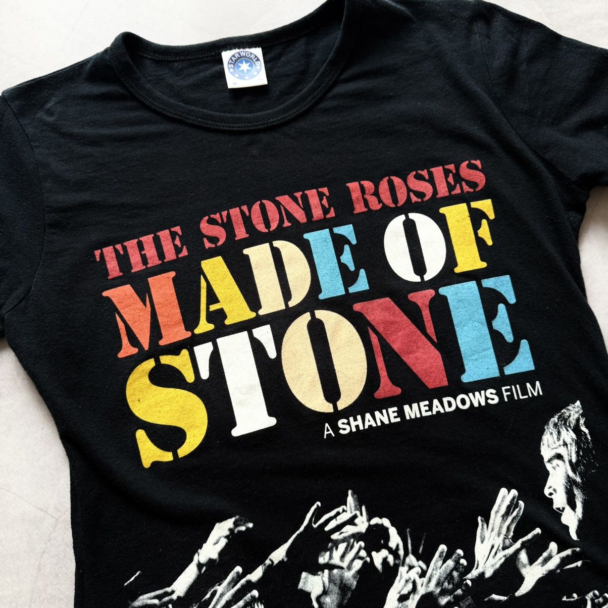 Band Tees The Stone Roses Made Of Stone Big Logo T-shirt Tee Y2K Size M / US 6-8 / IT 42-44 - 3 Thumbnail
