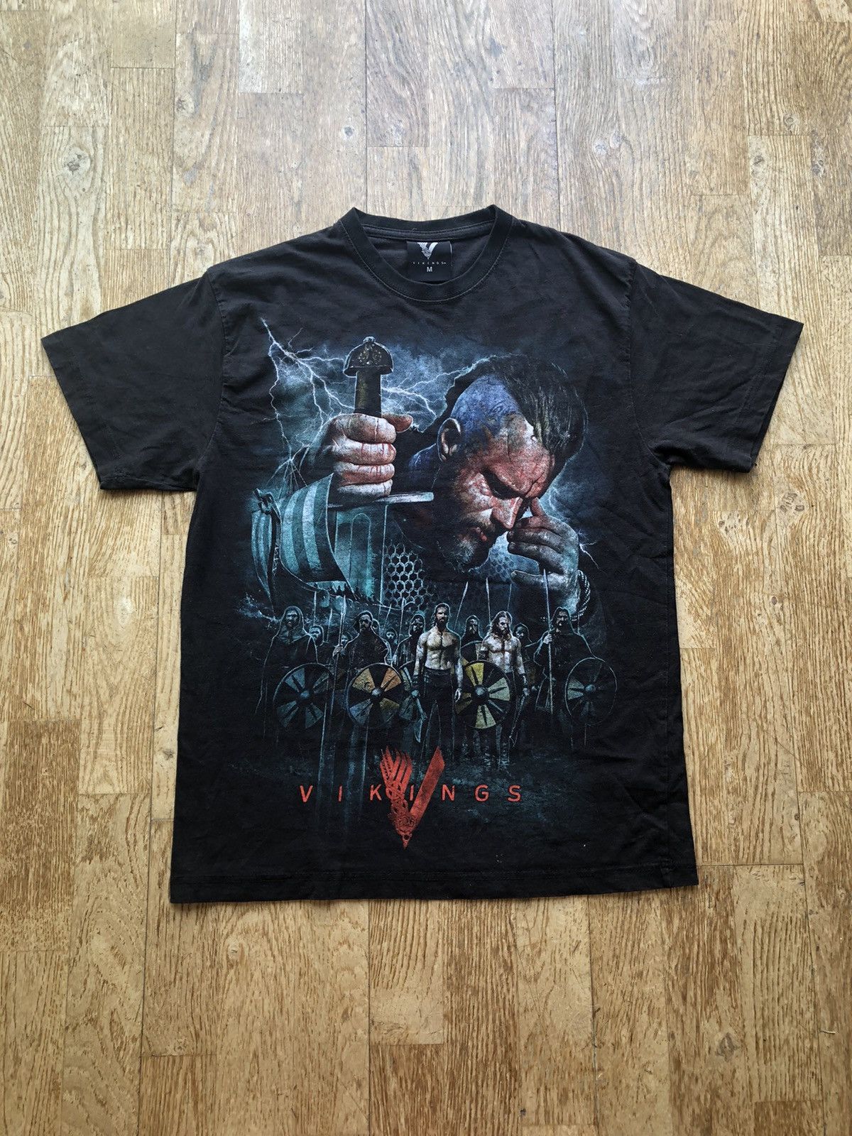 Other VIKINGS MGM MOVIE VINTAGE VIDEO GAME SHIRT Size US M / EU 48-50 / 2 - 1 Thumbnail