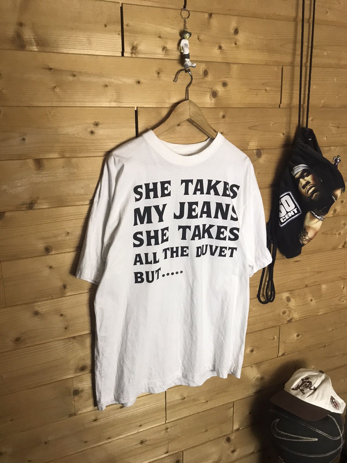 Vintage Vintage 90’s Cockspure single stitch t-shirt Size US XL / EU 56 / 4 - 2 Thumbnail