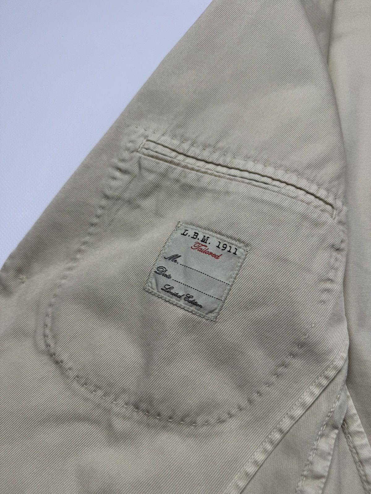 L.B.M. 1911 Vintage L.B.M. 1911 Men's Luxury Blazer Size 48R - 11 Thumbnail