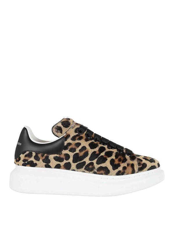 o1w1db10925 Oversized Sneaker in Leopard/Brown