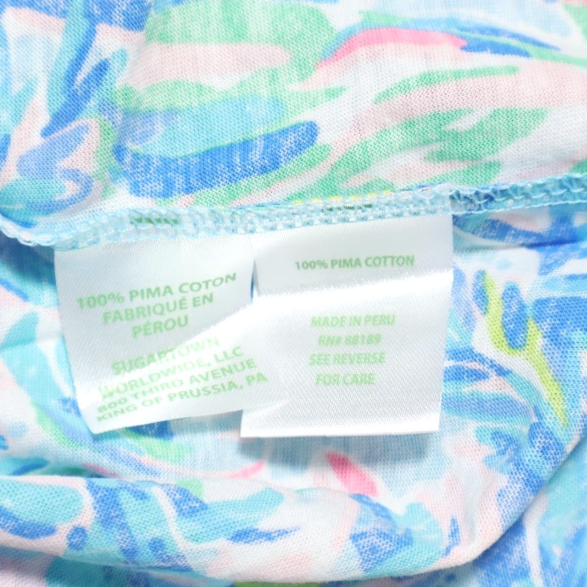 Lilly Pulitzer Lilly Pulitzer Loro Cabana Cocktail All Over Print Shirt Blue Women's M Size M / US 6-8 / IT 42-44 - 6 Thumbnail