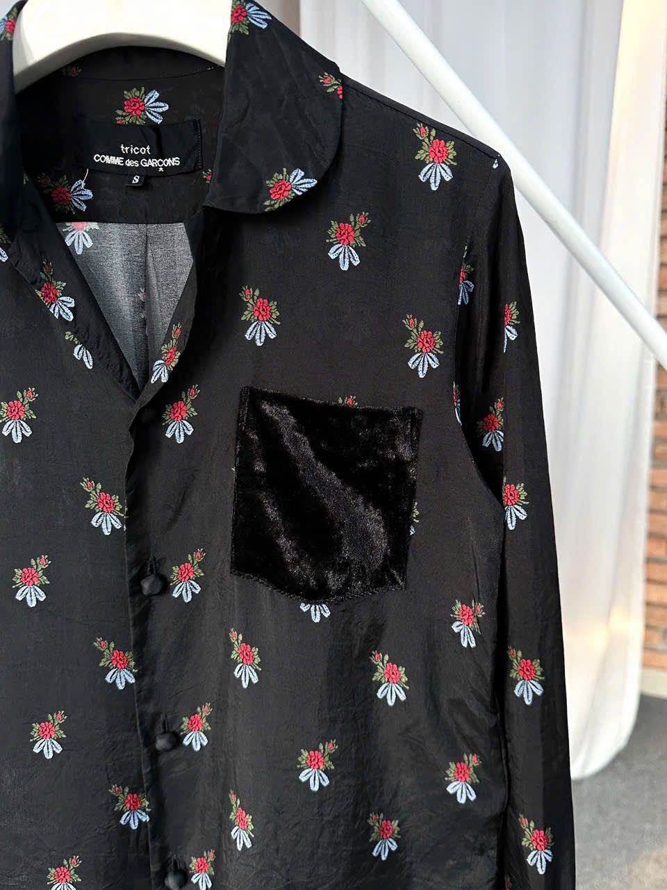 Comme des Garcons 2018 Comme Des Garcons Flower Cupra Shirts Size US S / EU 44-46 / 1 - 4 Thumbnail