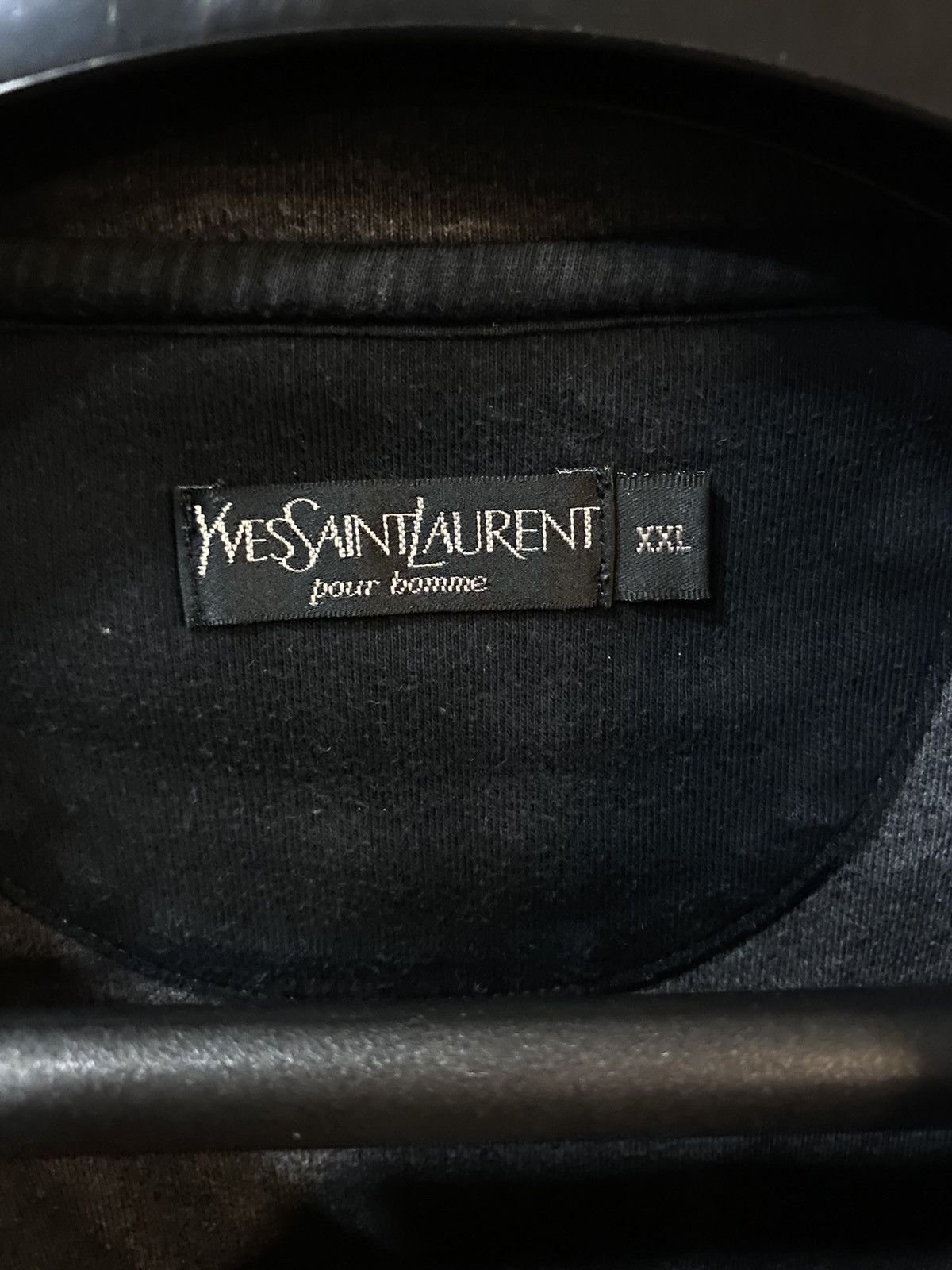 Yves Saint Laurent 90’s YSL Sweatshirt 1/4 Zip Grey YSL Sweater Size US XL / EU 56 / 4 - 5 Thumbnail