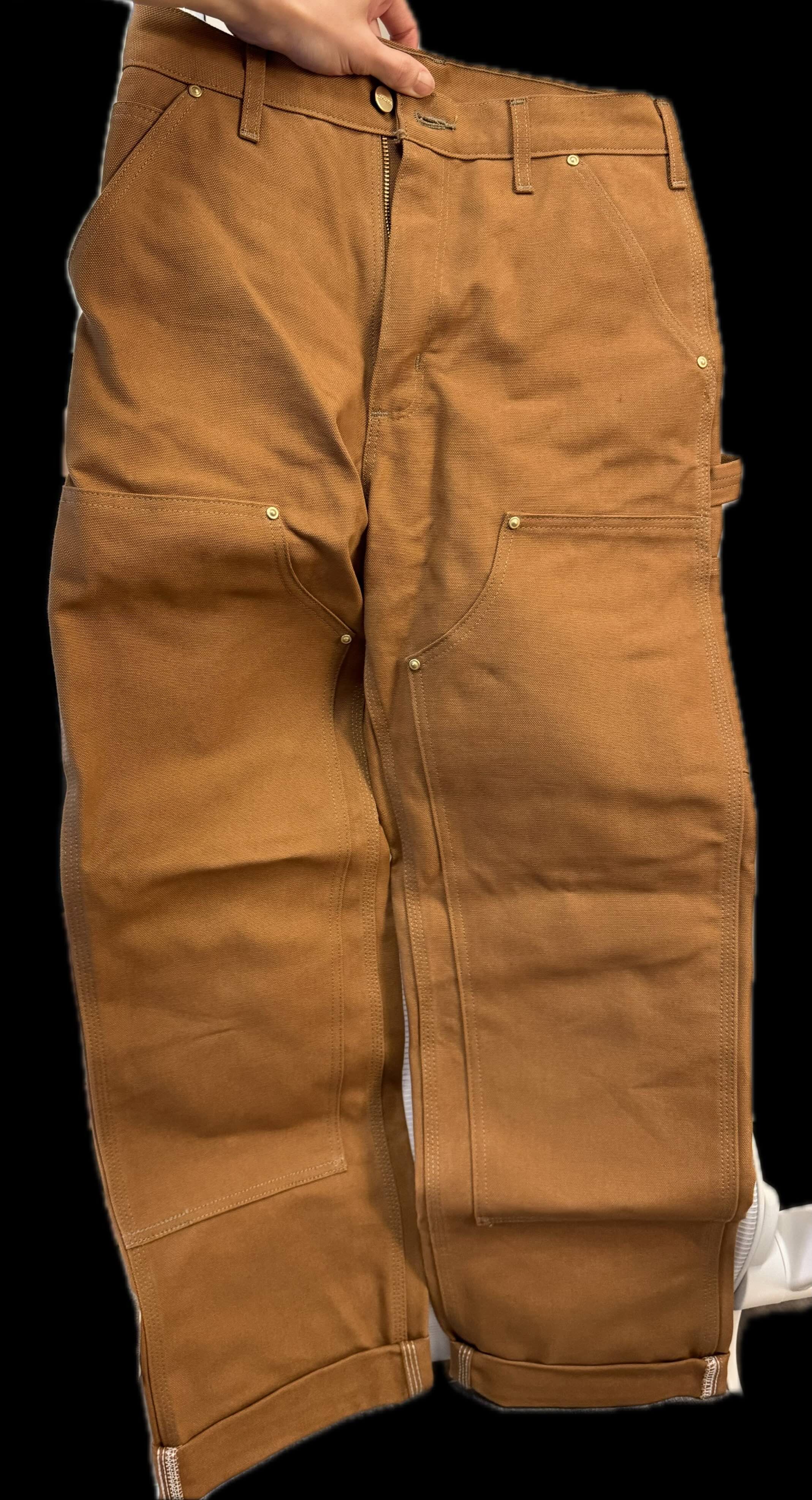 Carhartt Carhartt Mens Loose Fit Duck Double-Front Utility Work Pant Size US 30 / EU 46 - 4 Thumbnail