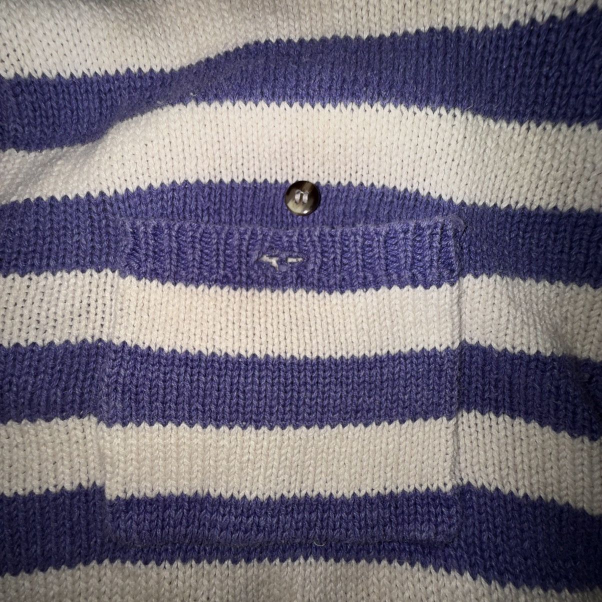 Other 80s Conspiracy Archive Shaker Knit Striped Mock Neck Purple Size L / US 10 / IT 46 - 14 Thumbnail