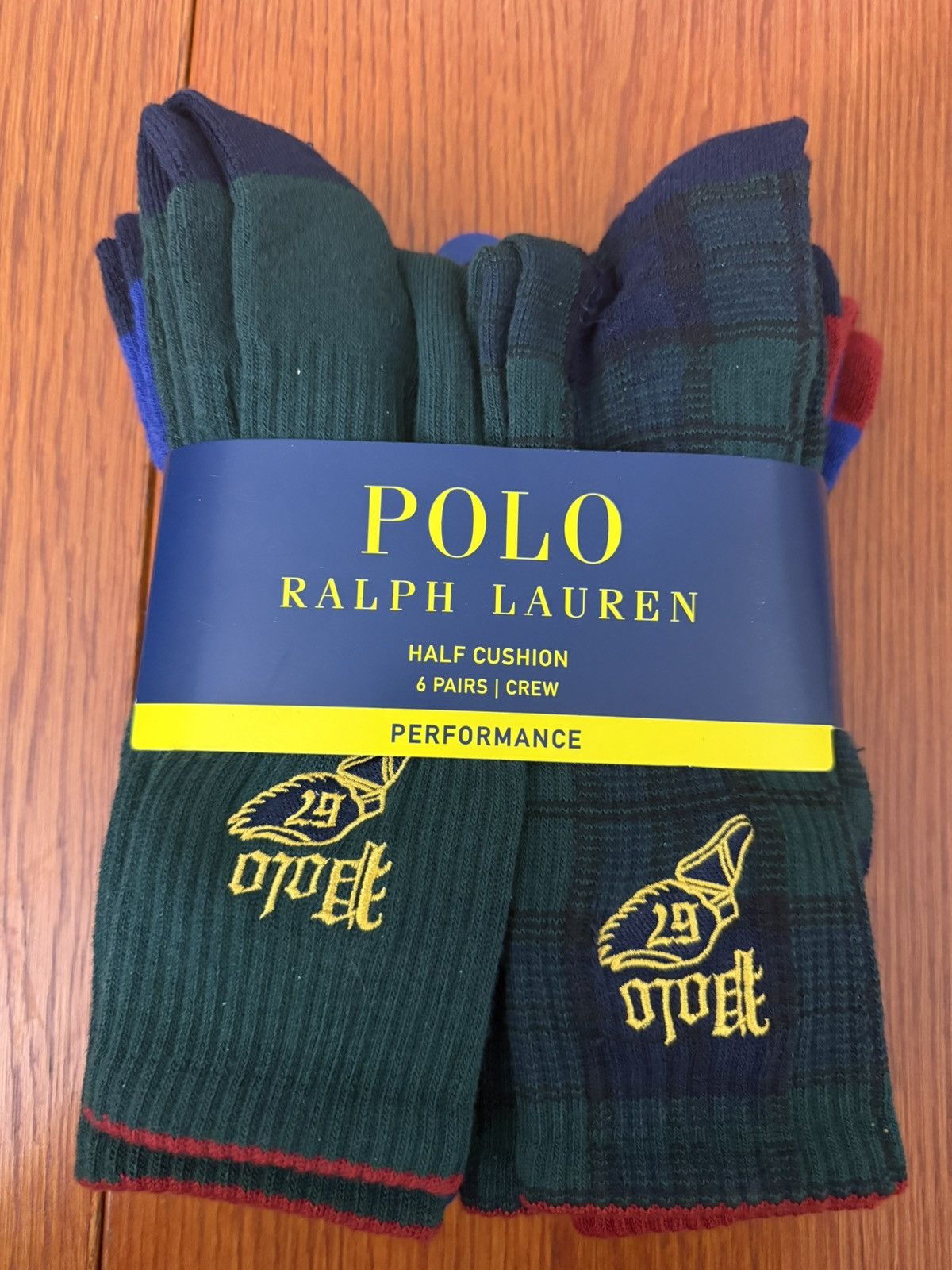 Polo Ralph Lauren Polo Ralph Lauren Half Cushion 6 Pairs | Crew Socks Size ONE SIZE - 3 Thumbnail