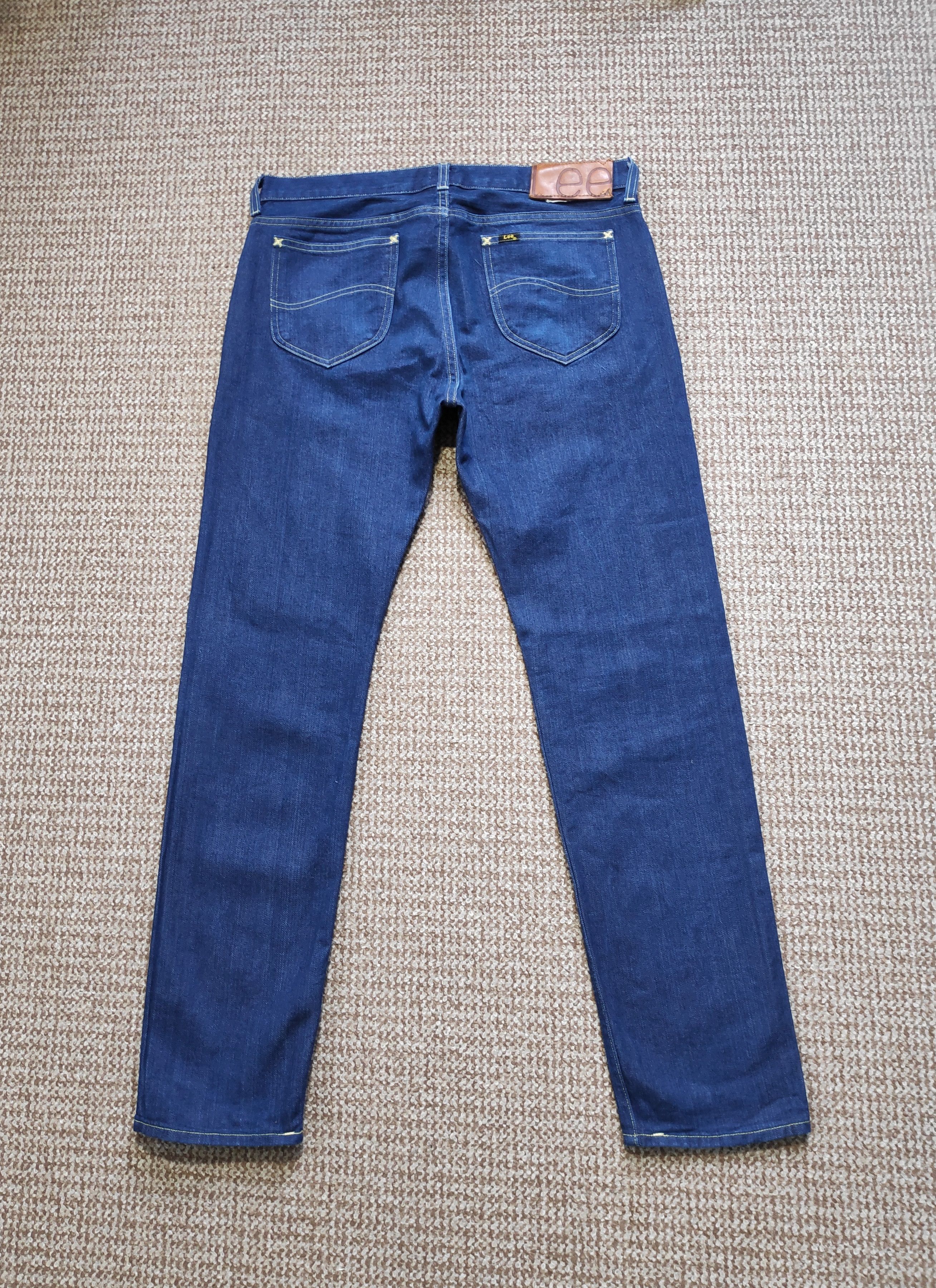 Lee Lee 101 Rider Selvedge Left Hand Twill Indigo Denim Jeans Size US 34 / EU 50 - 9 Thumbnail