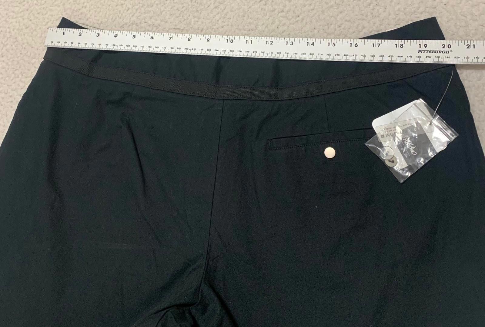 Mossimo Mossimo Women's Size 20W Black Cropped Wide-Leg Pants Size 42" / US 20 - 8 Thumbnail