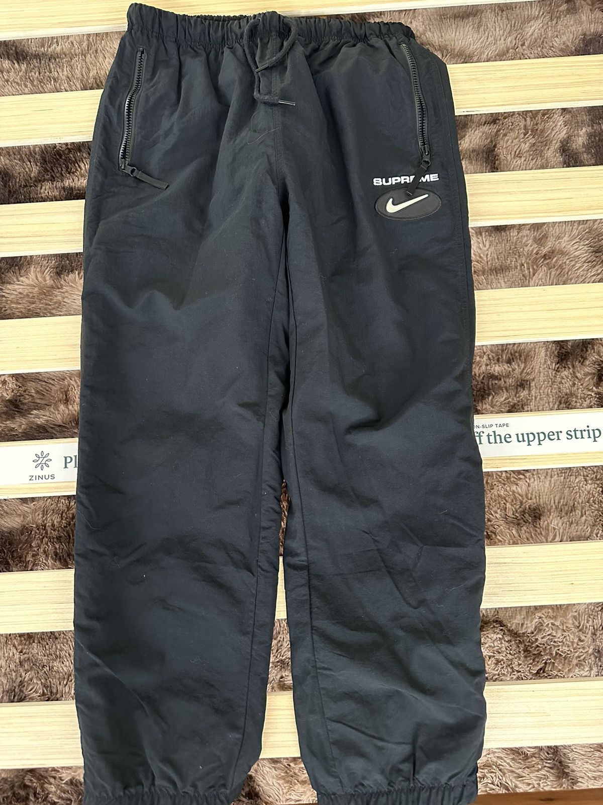Nike × Supreme Supreme Nike Reversible Pants Black Medium | Grailed