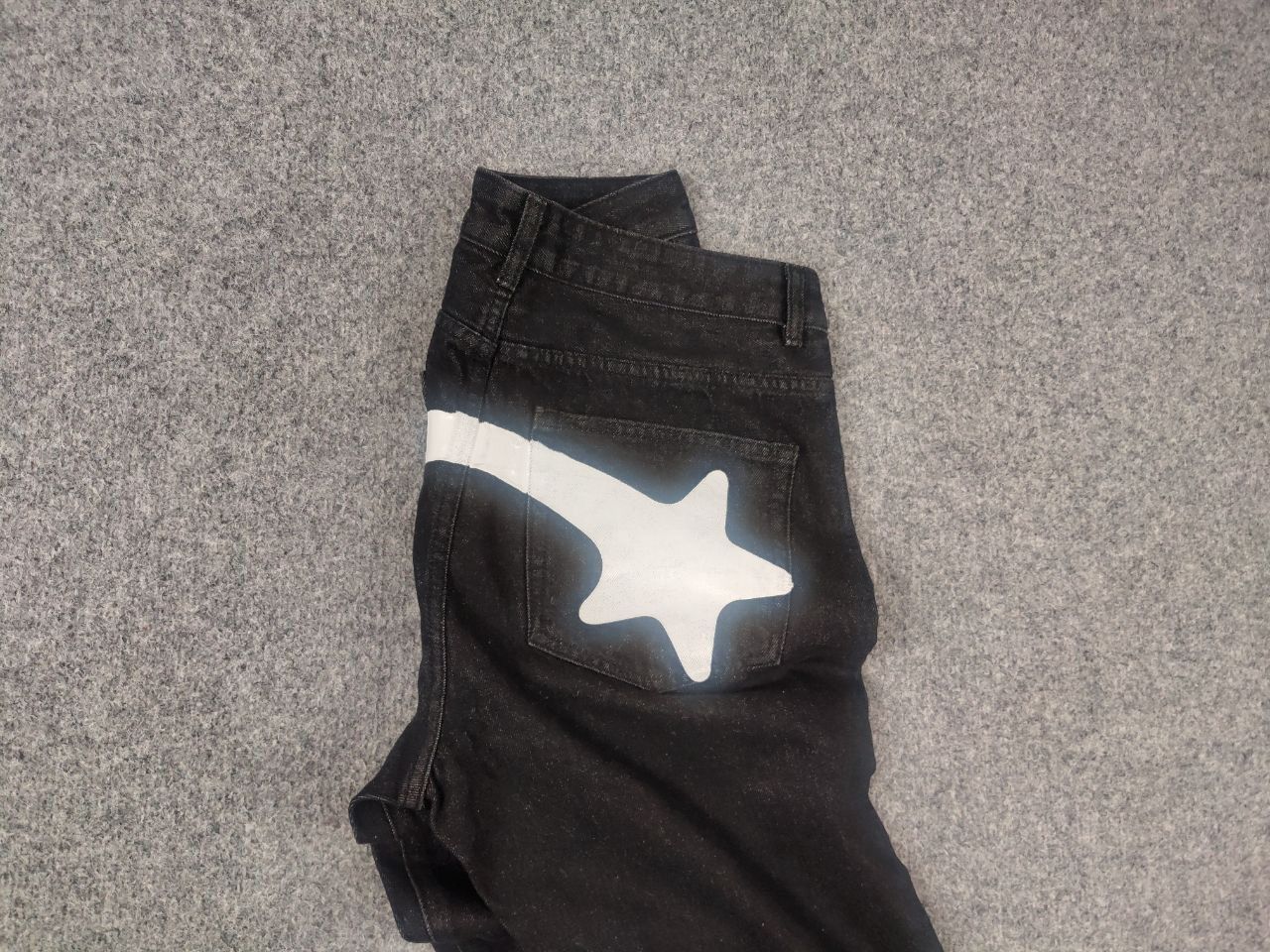 Vintage Retro Rarri Vintage Denim Vintage jeans star Bape Style Y2K Size US 32 / EU 48 - 5 Thumbnail