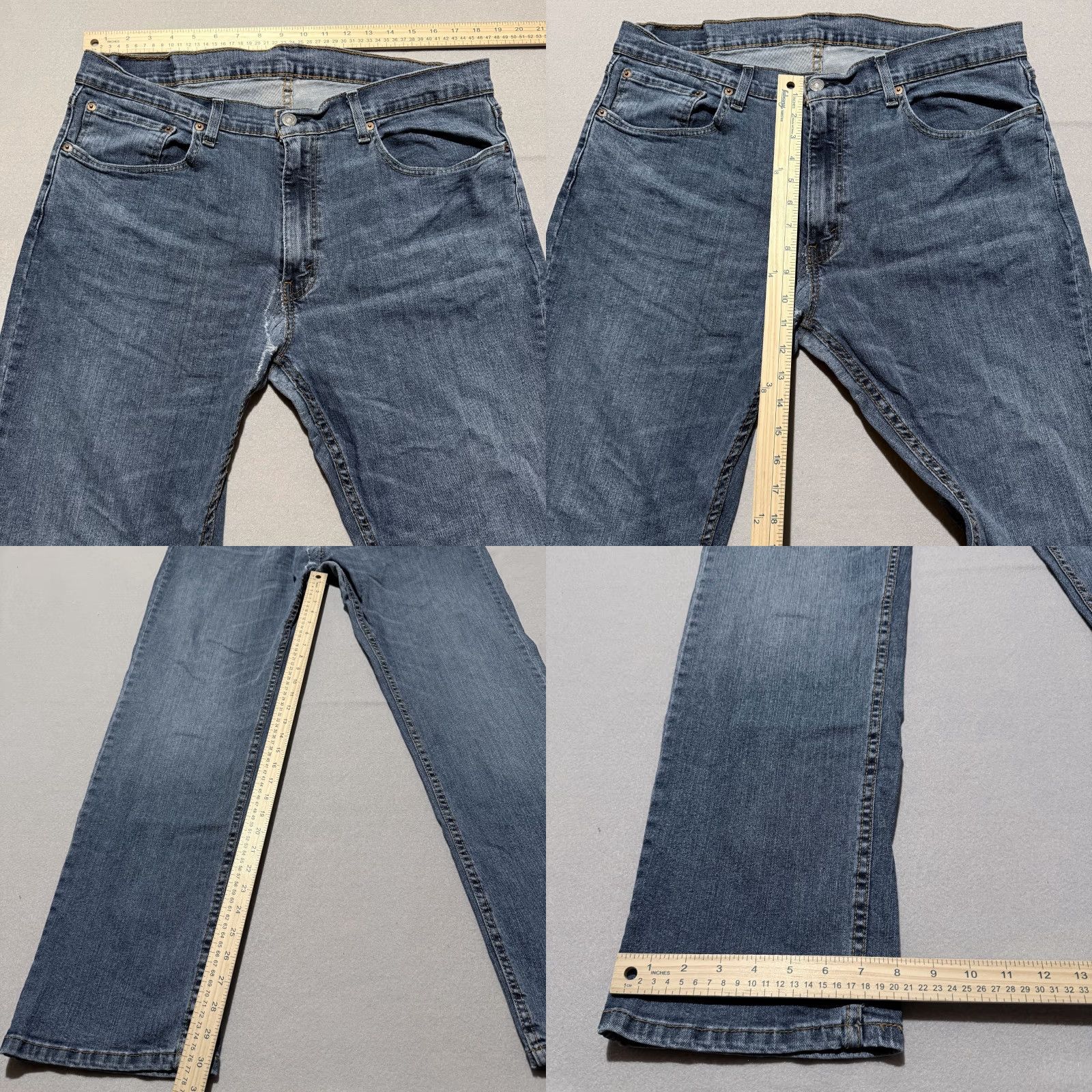 Levi's Levi's 559 Jeans Men's Blue Denim Mid Rise Relaxed Straight Hipster 36x32 Jeans Men Blue Levi's 559 Hipster 90s Style Size US 36 / EU 52 - 9 Thumbnail