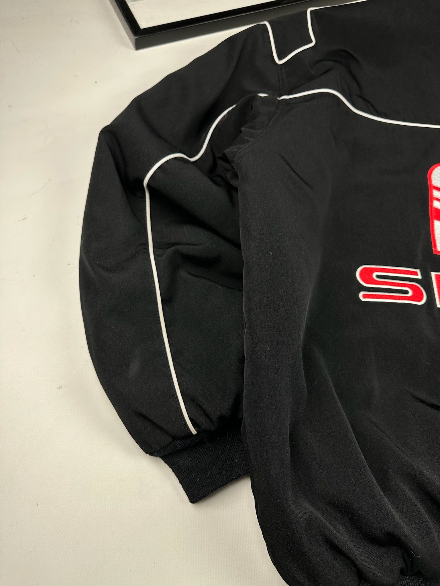 NASCAR SEAT Vintage Bomber Jacket 90s Rare F1 Nascar Streetwear Size US XL / EU 56 / 4 - 3 Thumbnail