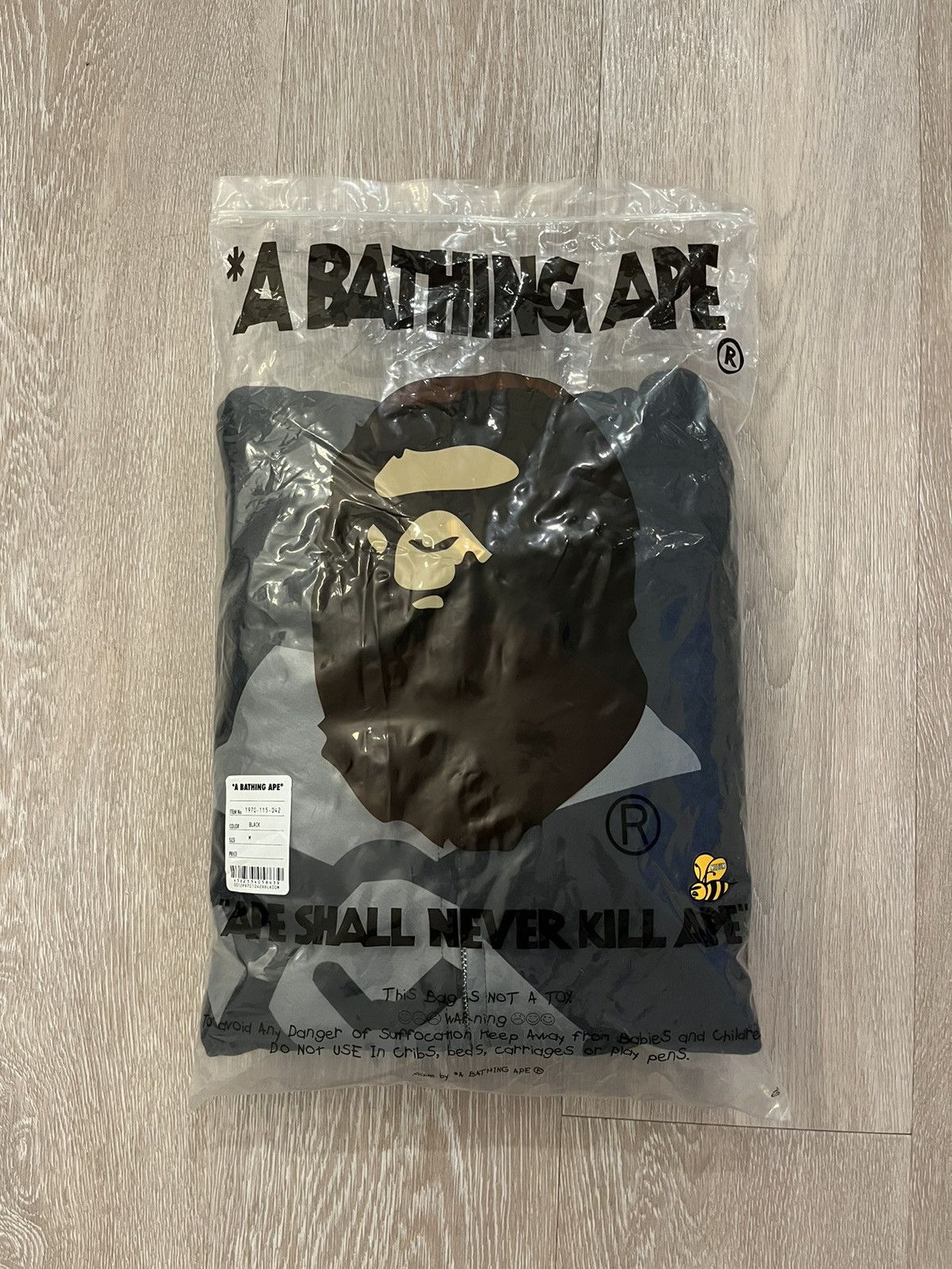 Bape Bape Angry Ape Black Full-Zip Hoodie Size US M / EU 48-50 / 2 - 5 Thumbnail