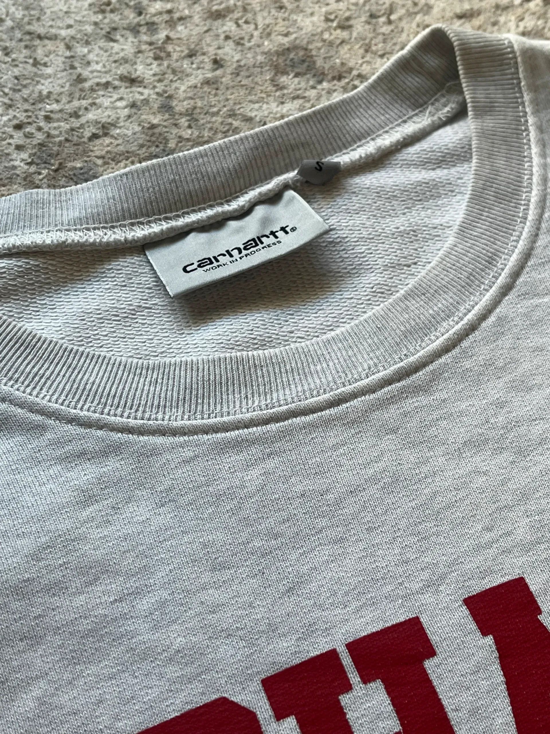 Carhartt Carhartt Sz S Grey Spell Out 2016 College Sweat Size US S / EU 44-46 / 1 - 8 Thumbnail