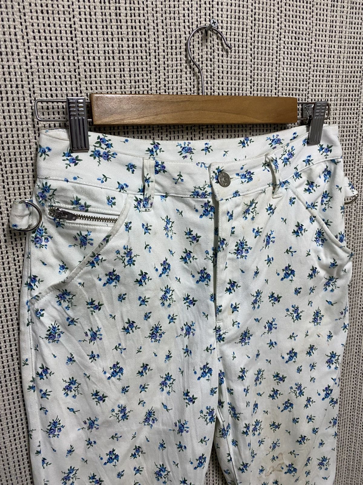 X-Girl X-Girl punk design bootcut flower very rare Size 27" / US 4 / IT 40 - 4 Thumbnail