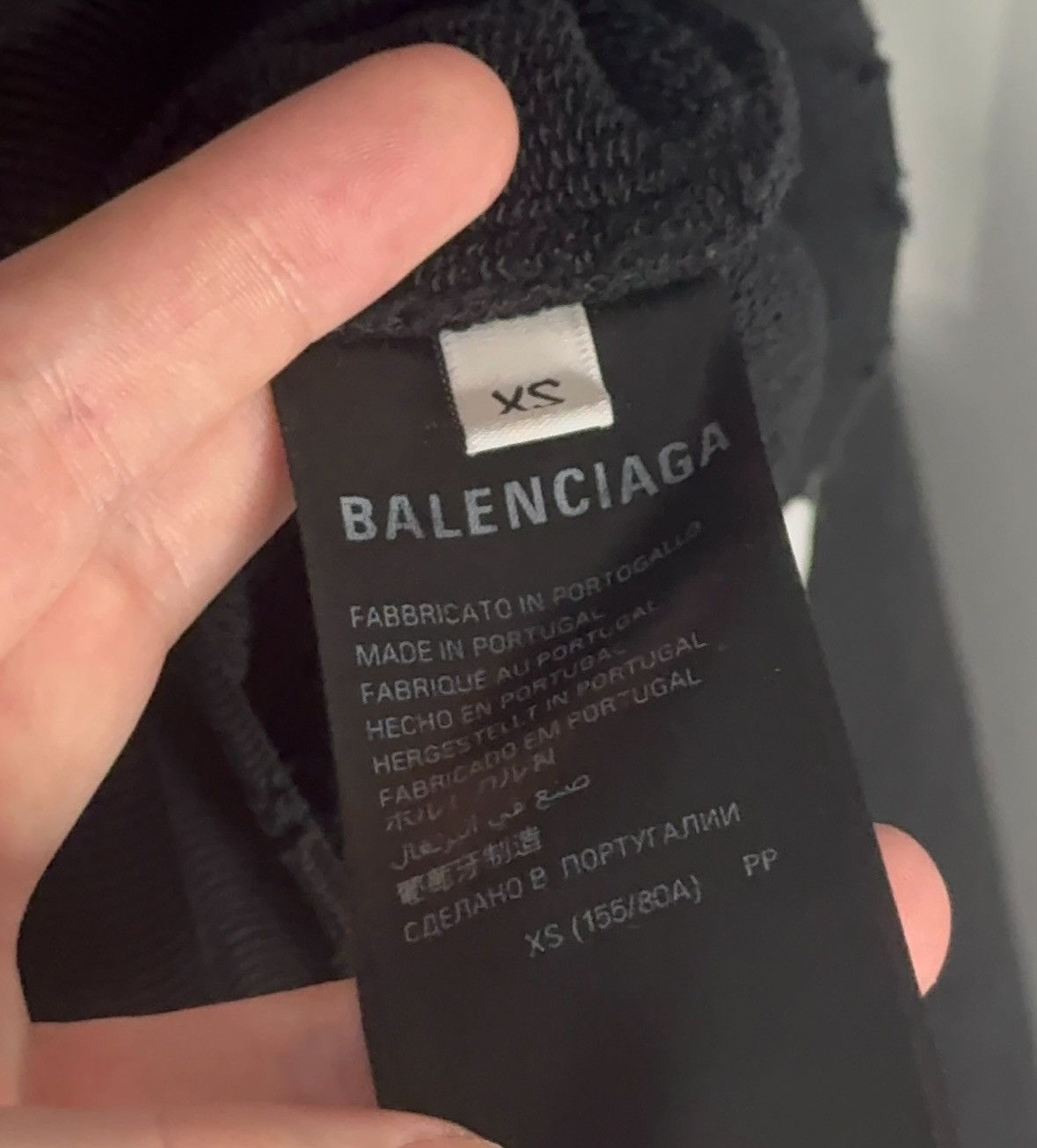 Balenciaga ✅Balenciaga Archive music distressed black zip hoodie Size US XS / EU 42 / 0 - 8 Thumbnail
