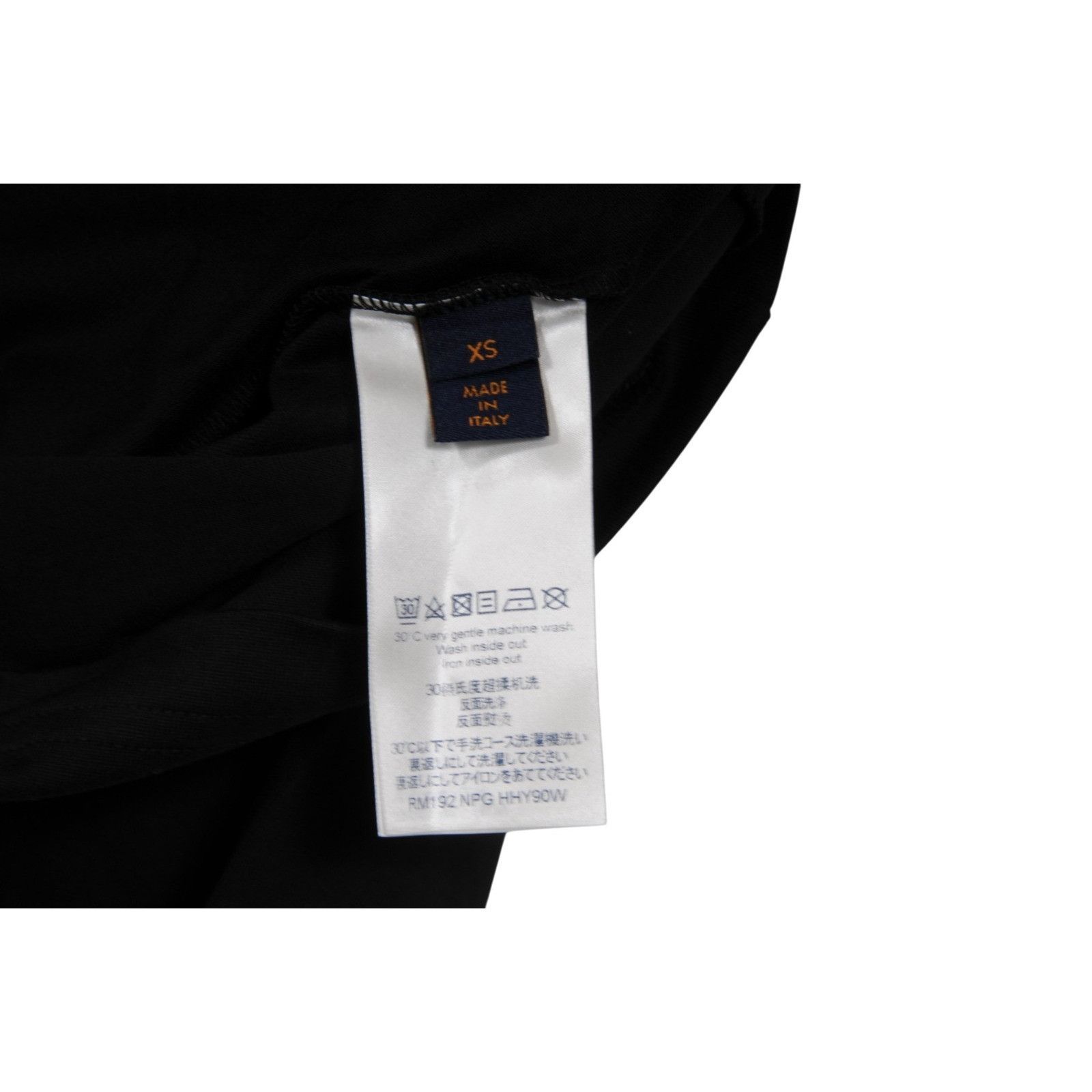 Louis Vuitton Smoke Logo T Shirt XS Black Size US XS / EU 42 / 0 - 6 Thumbnail